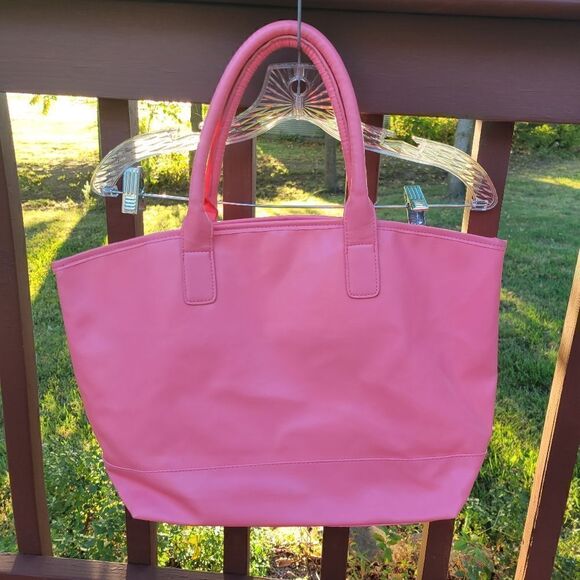 Ladies Tote Coral Bag Purse - Picture 8 of 10